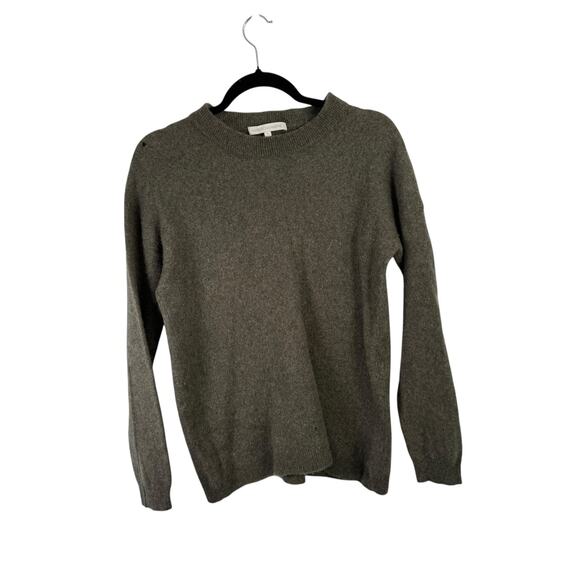 Naked Cashmere Olive Green Sweater Crewneck Capsole FLAW Womens Large - Picture 1 of 7